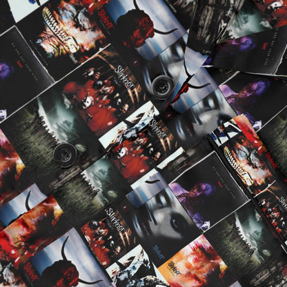 Slipknot Album Art Collage Women's Satin Pajama Set