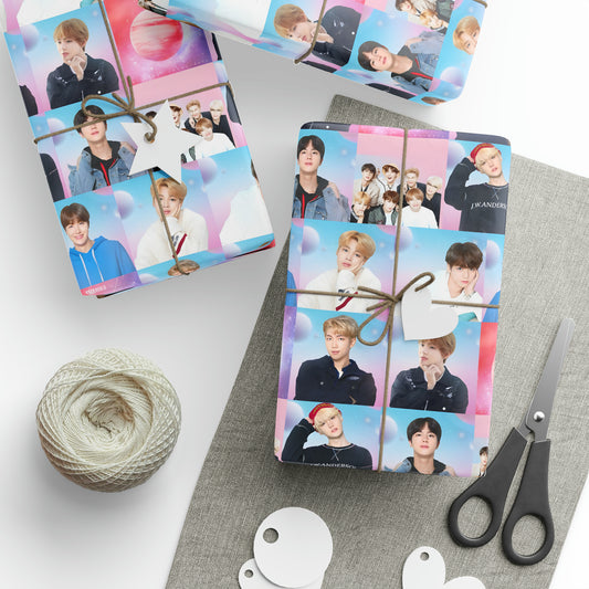 BTS World Mosaic Gift Wrapping Paper