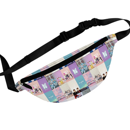 BTS Pastel Aesthetic Collage Fanny Pack