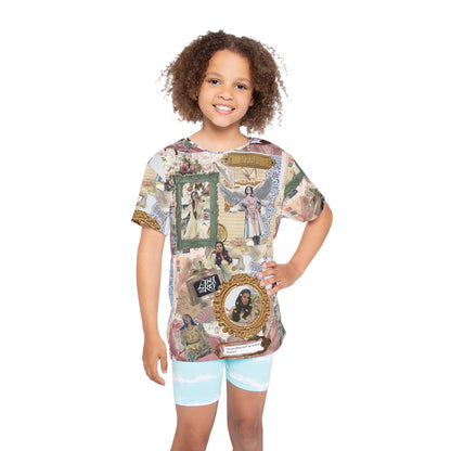 Lana Del Rey Victorian Collage Kids Sports Jersey