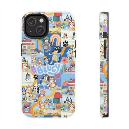 Bluey Playtime Collage Tough Phone Cases