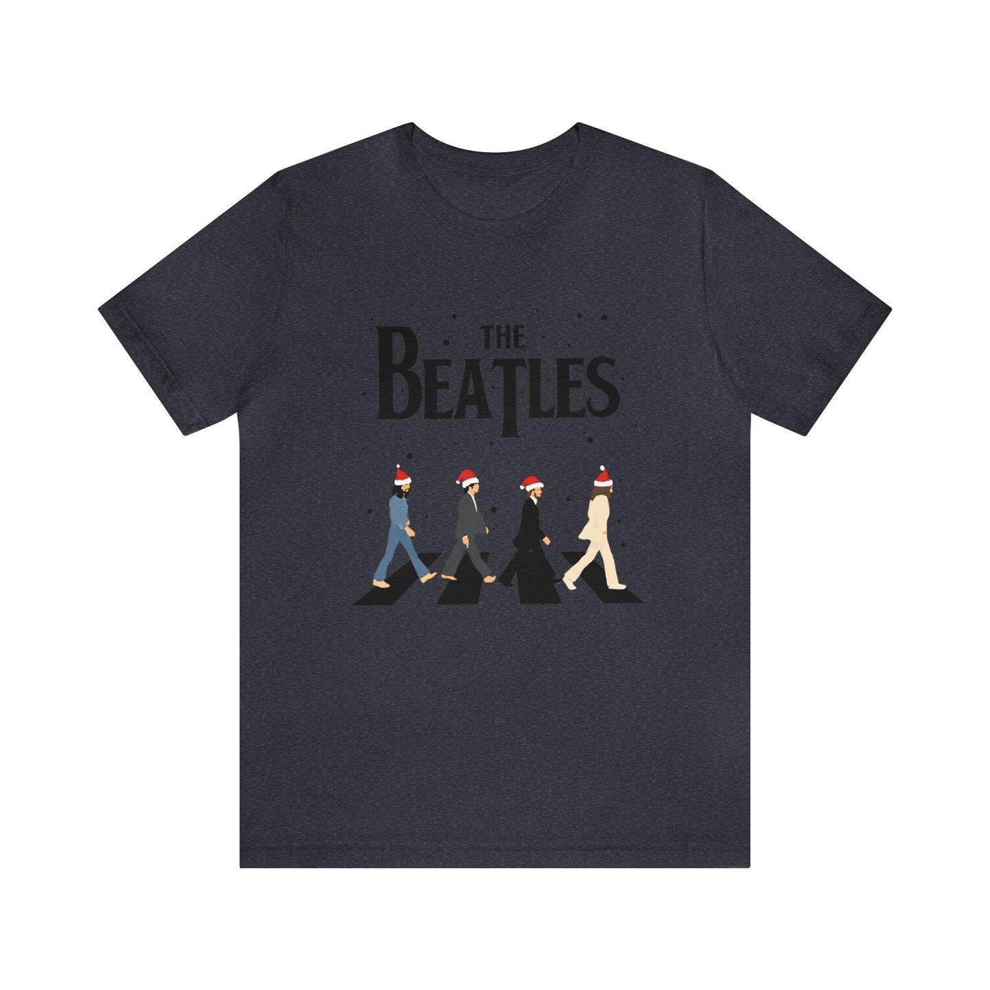 The Beatles Abbey Road Santas Unisex Jersey Short Sleeve Tee Shirt