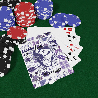 Olivia Rodrigo Guts Tour Collage Custom Poker Cards