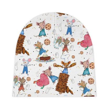 If You Give A Mouse A Cookie Collage Baby Beanie
