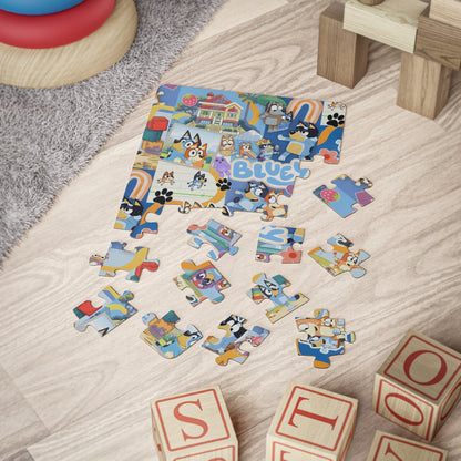 Bluey Playtime Collage Kids' Puzzle, 30-Piece