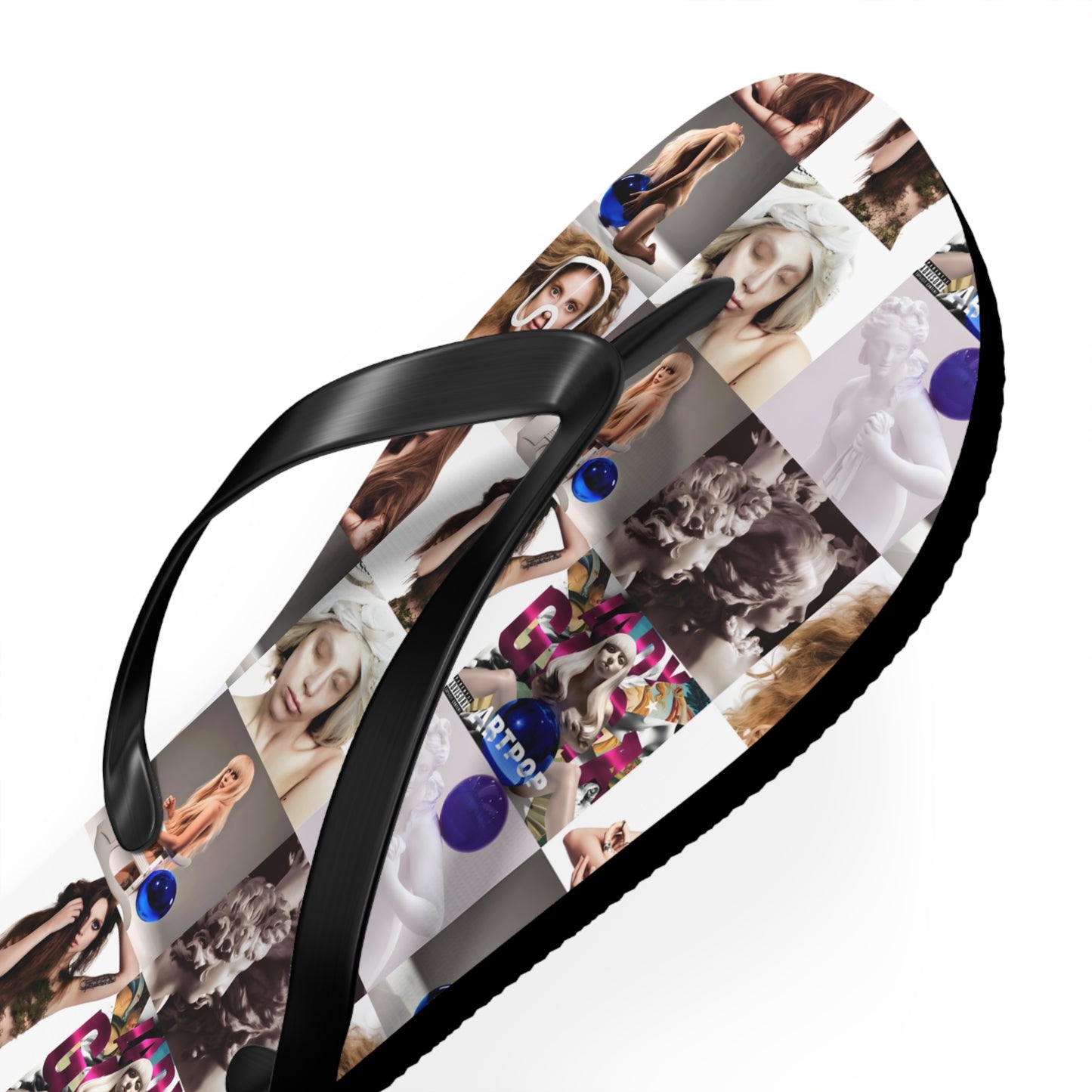 Lady Gaga ARTPOP Mosaic Flip Flops