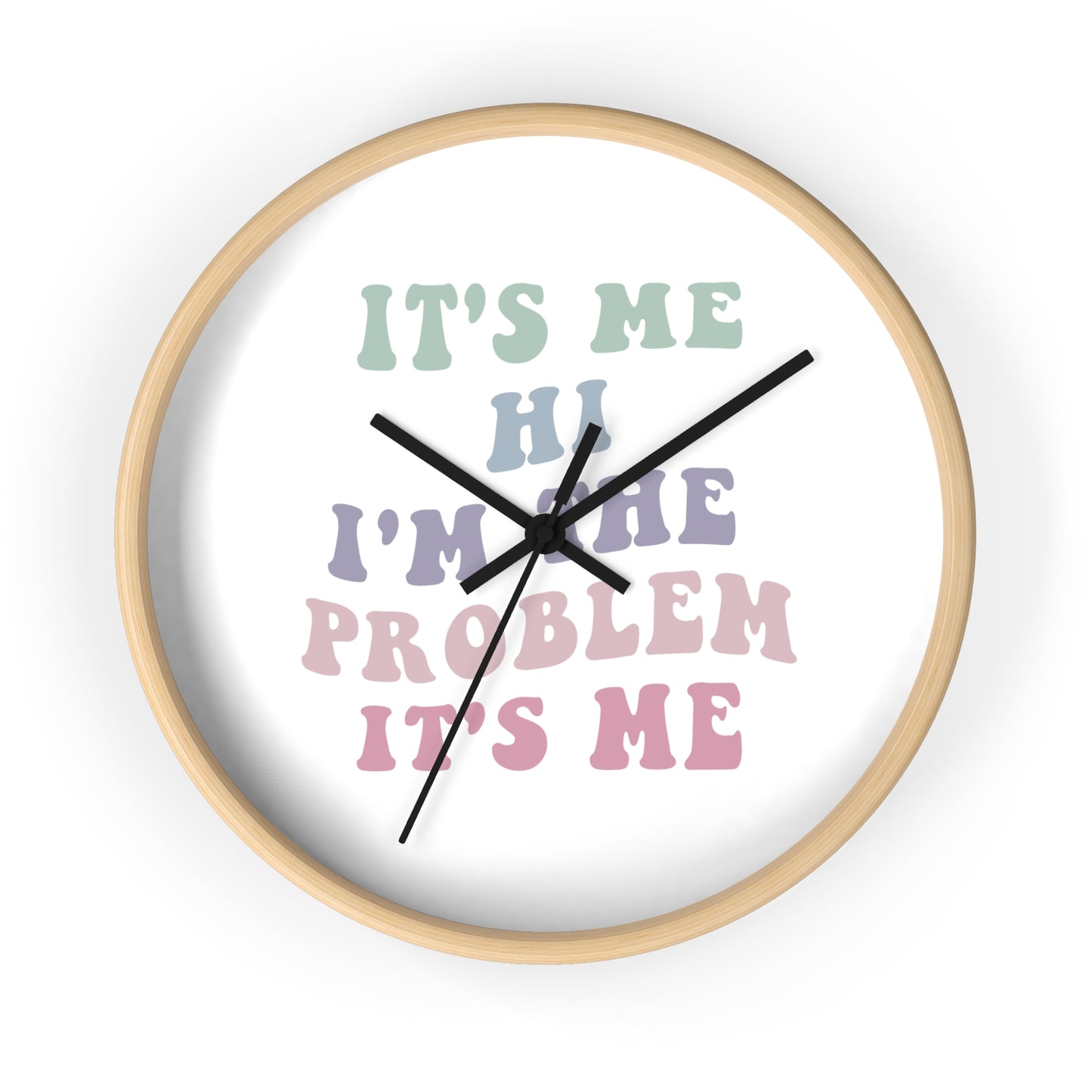 Taylor Swift It's Me Hi Round Wall Clock