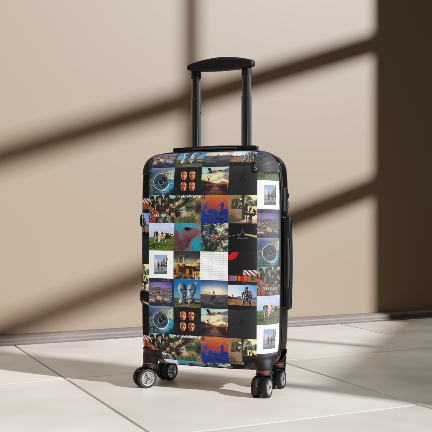 Pink Floyd Album Cover Collage Suitcase