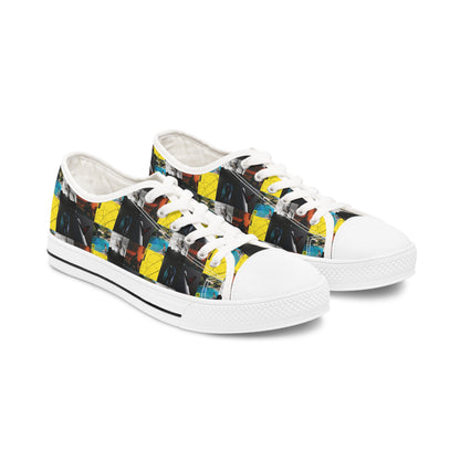 Post Malone Album Art Collage Women's Low Top Sneakers