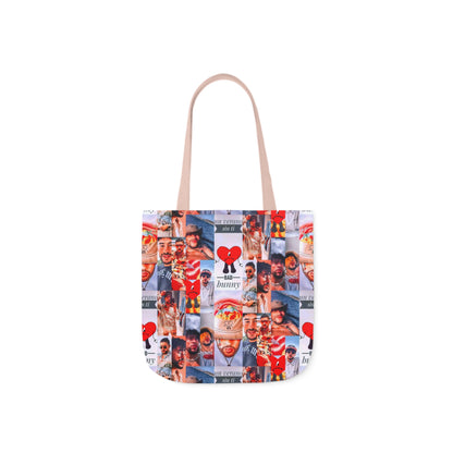 Bad Bunny Un Verano Sin Ti Photo Collage Polyester Canvas Tote Bag