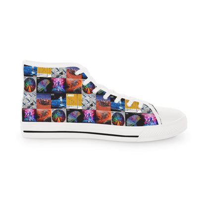 Muse Album Cover Collage Men's High Top Sneakers