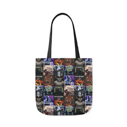 Motionless In White Album Cover Collage Polyester Canvas Tote Bag