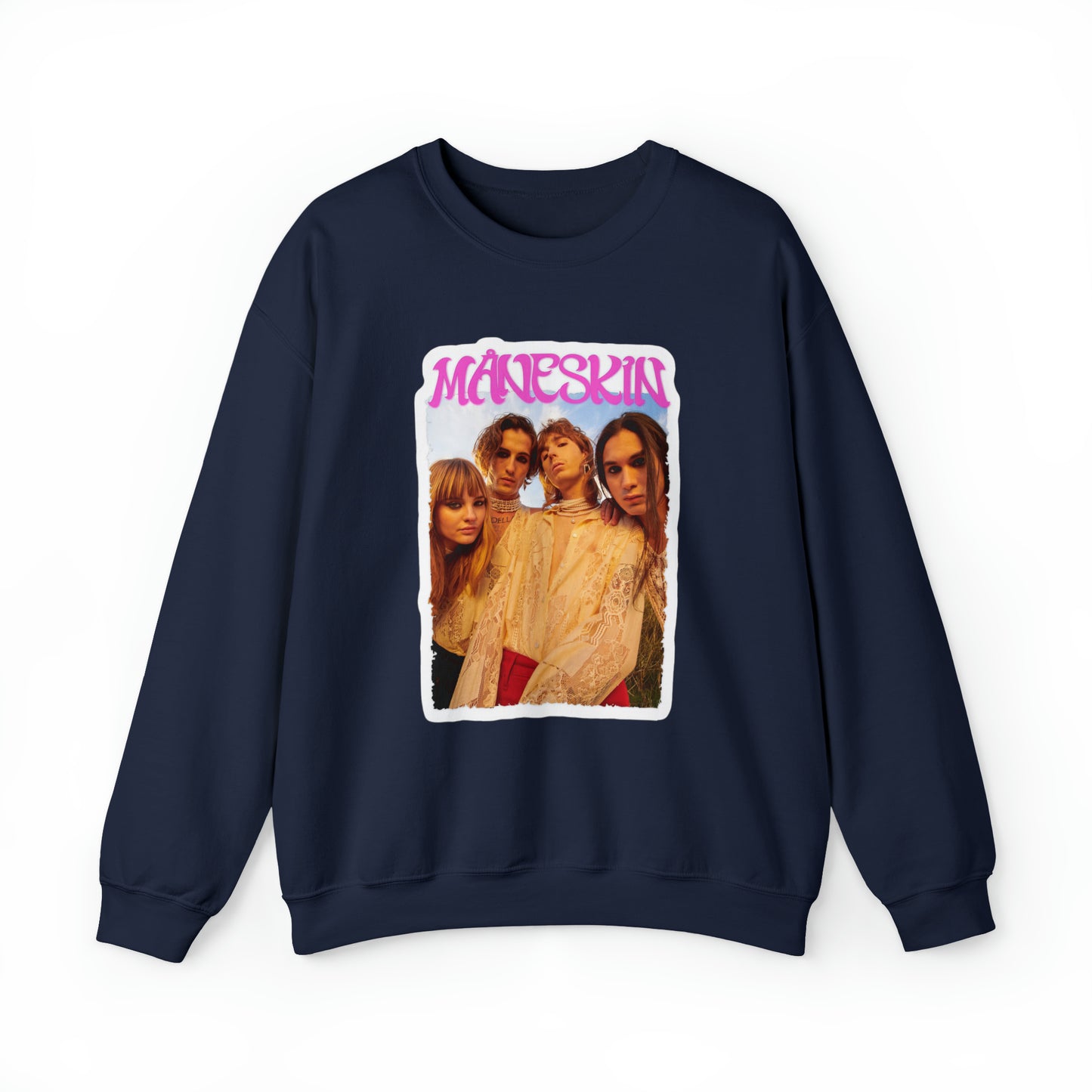 Måneskin Group Photo Unisex Heavy Blend Crewneck Sweatshirt