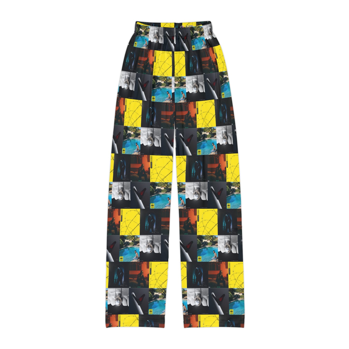 Post Malone Album Art Collage Kids Pajama Pants