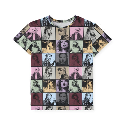 Taylor Swift Eras Collage Kids Sports Jersey