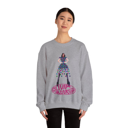 Olivia Rodrigo Hits Magazine Cover Unisex Heavy Blend Crewneck Sweatshirt