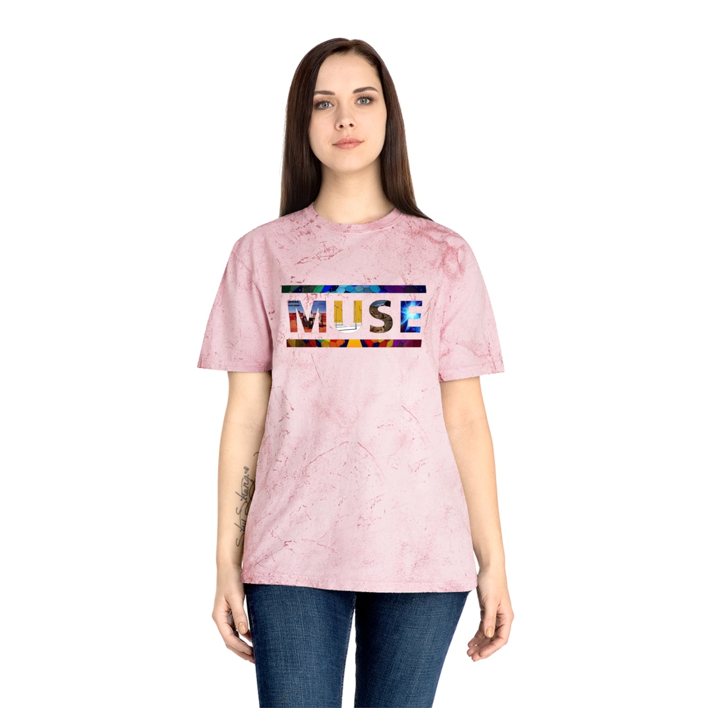 Muse Album Art Letters Unisex Color Blast T-Shirt