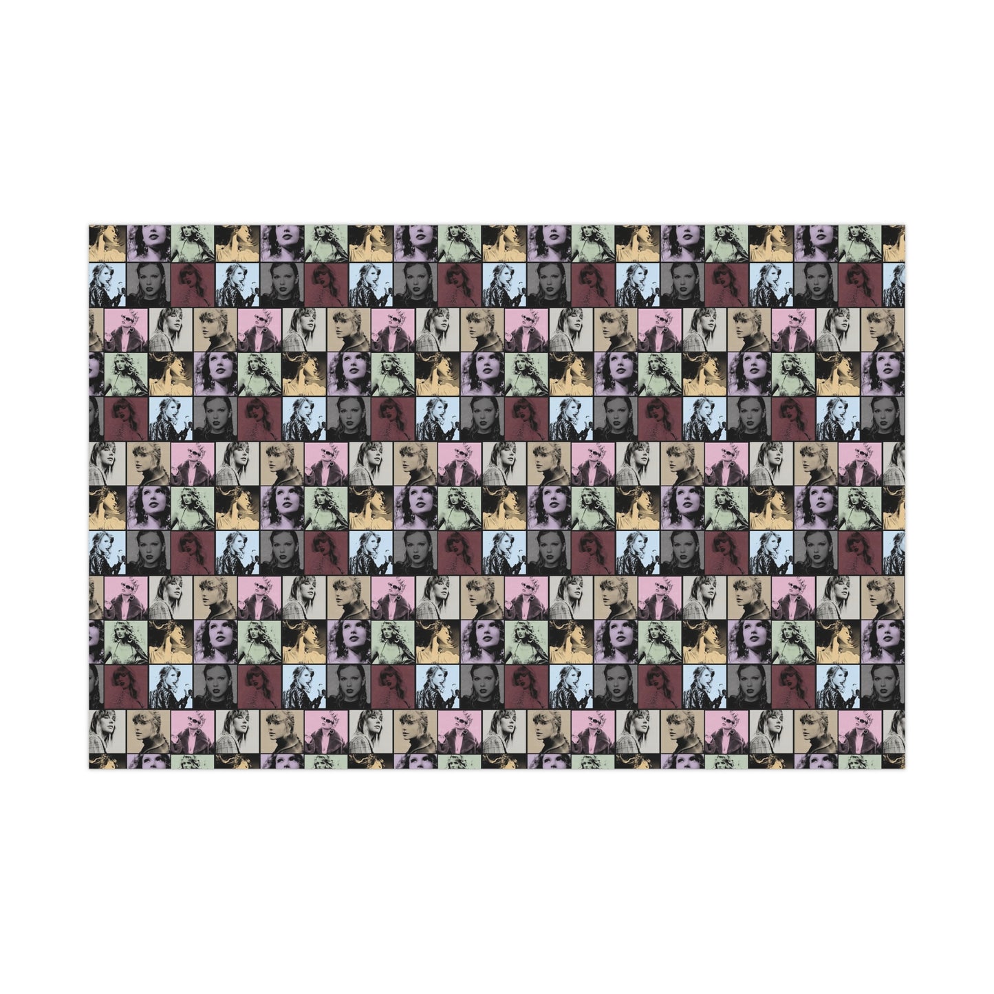 Taylor Swift Eras Collage Gift Wrap Paper