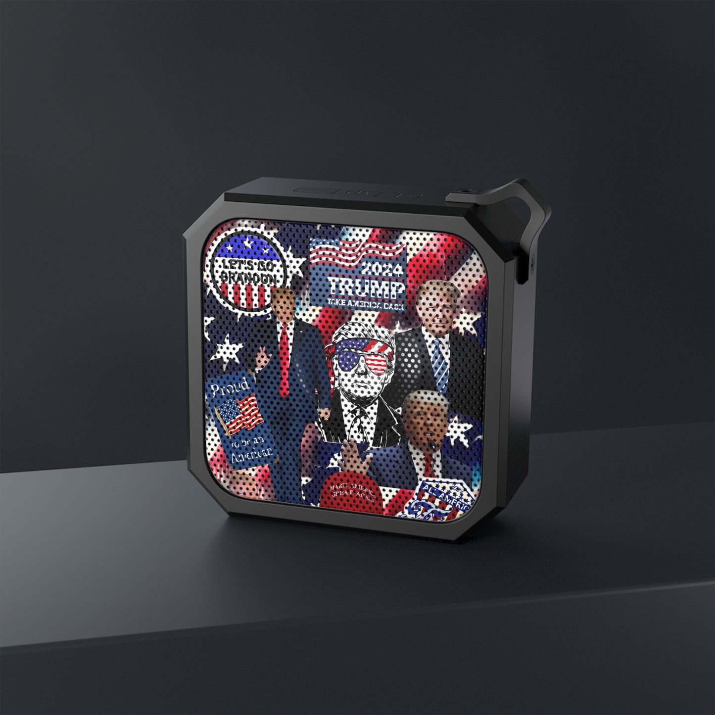 Donald Trump 2024 MAGA Montage Blackwater Outdoor Bluetooth Speaker