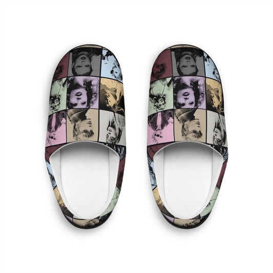 Taylor Swift Eras Collage Women's Indoor Slippers