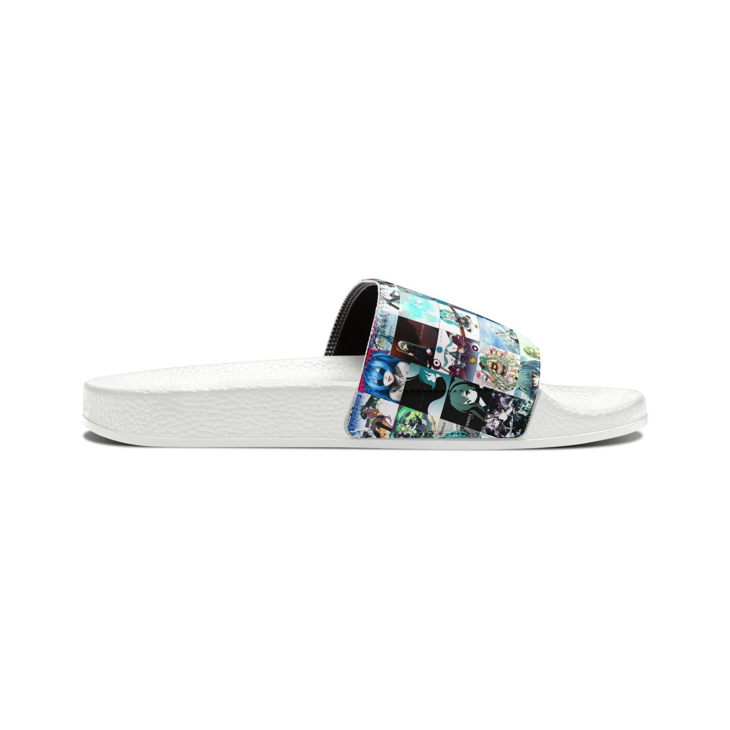 Hatsune Miku Album Cover Collage Women's Slide Sandals