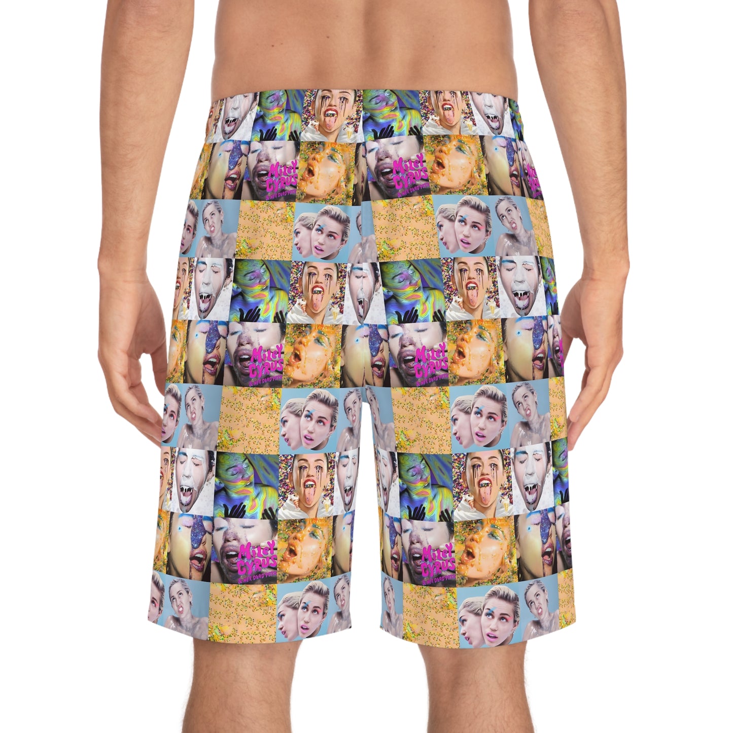 Miley Cyrus & Her Dead Petz Mosaic Men's Board Shorts