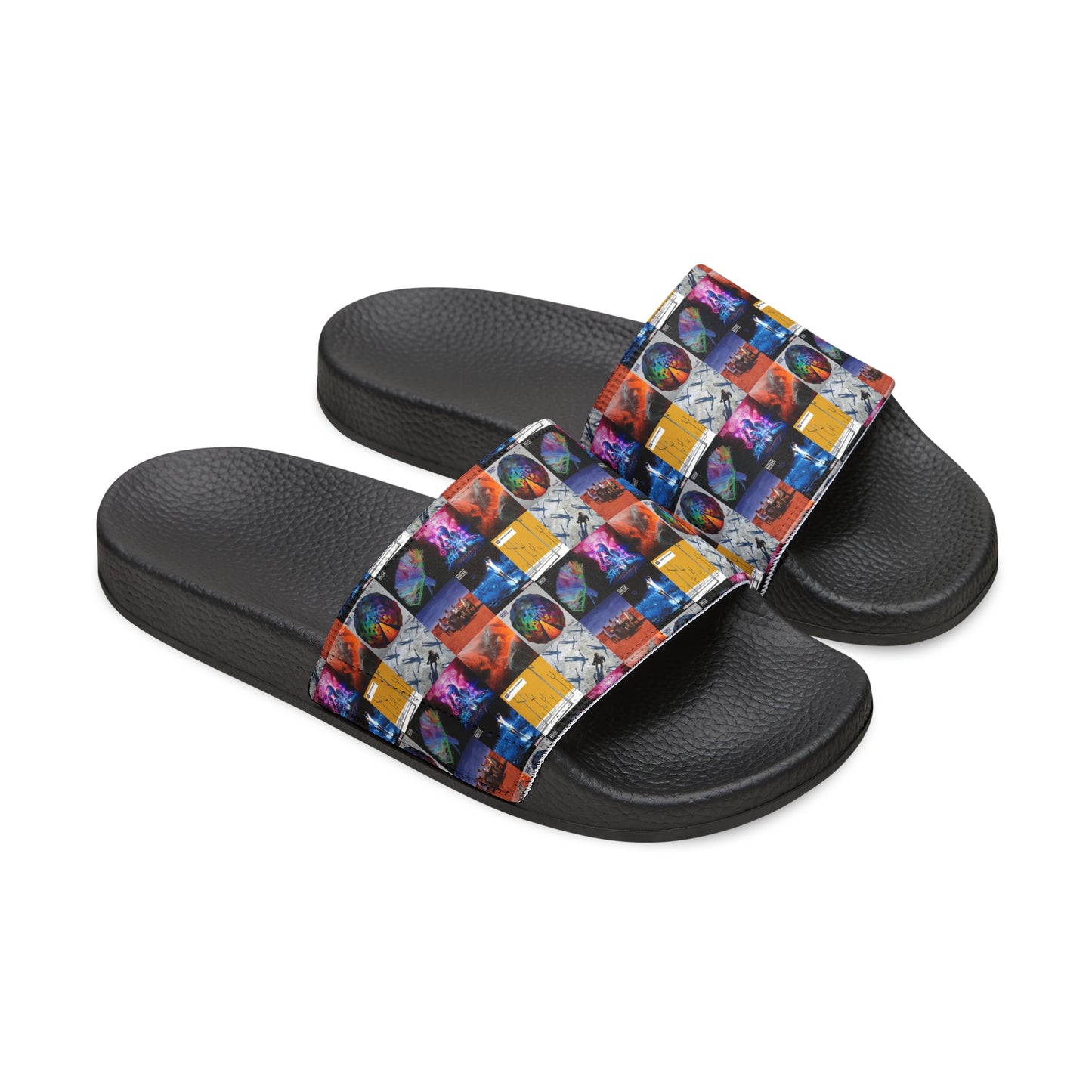 Muse Album Cover Collage Youth Slide Sandals