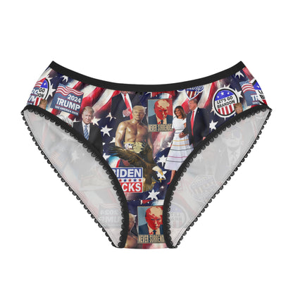 Donald Trump 2024 MAGA Montage Women's Briefs