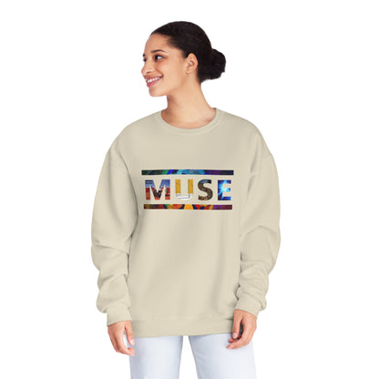 Muse Album Art Letters Unisex NuBlend Crewneck Sweatshirt