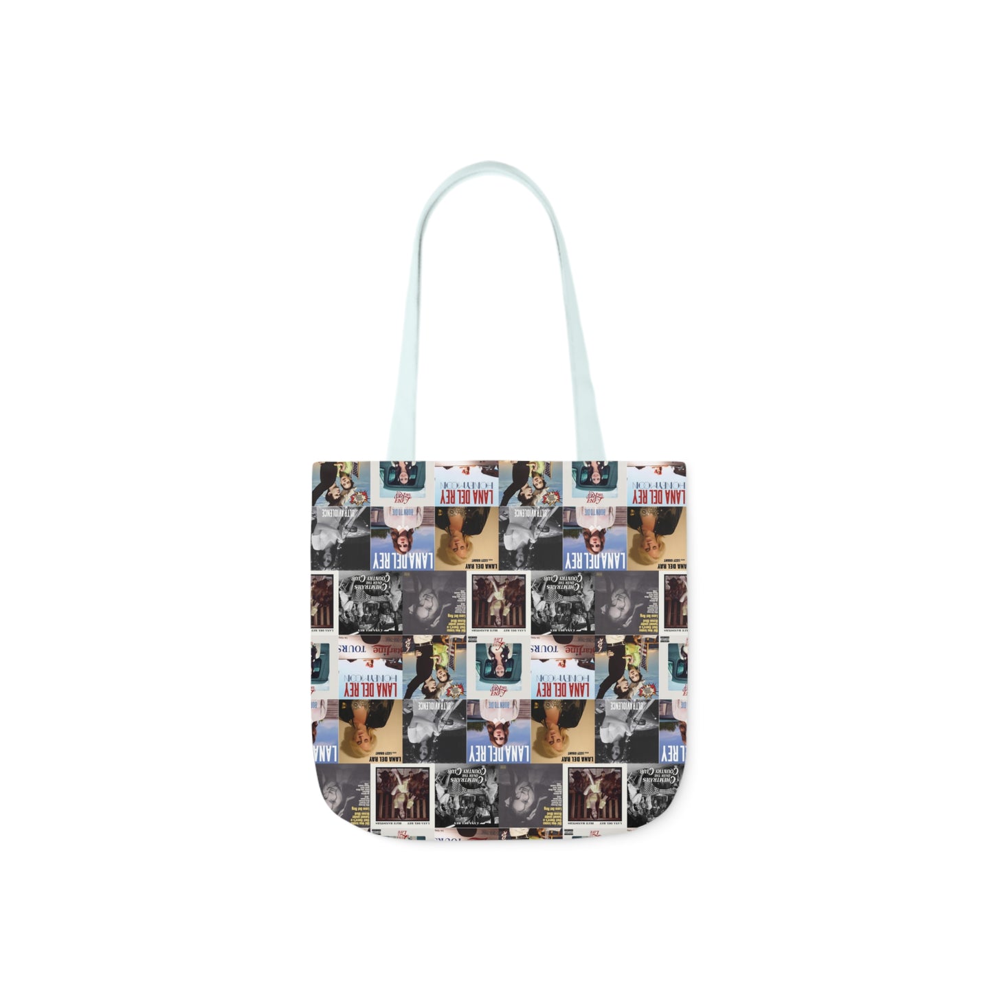 Lana Del Rey Album Cover Collage Polyester Canvas Tote Bag