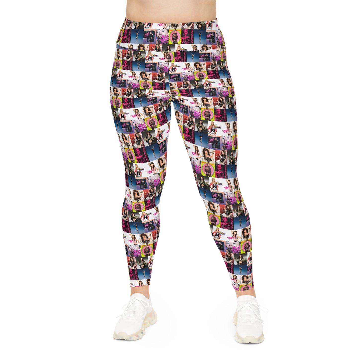 Miley Cyrus Album Cover Collage Plus Size Leggings