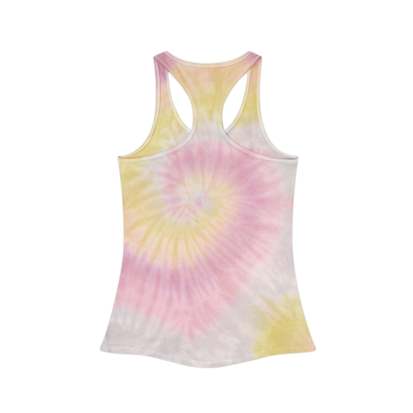 Olivia Rodrigo Look Up Pose Logo Tie Dye Racerback Tank Top