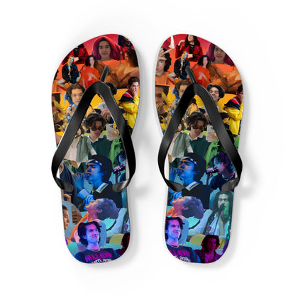 Conan Grey Rainbow Photo Collage Flip Flops