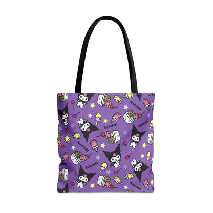 Kuromi Ice Cream Sundae Pattern Tote Bag