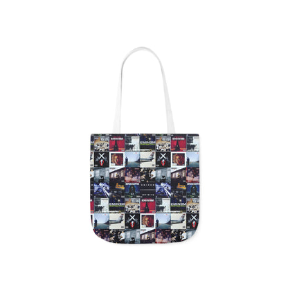 Eminem Album Art Cover Collage Polyester Canvas Tote Bag