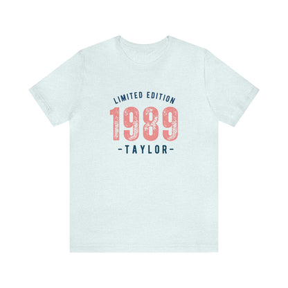 Taylor Swift 1989 Limited Edition Unisex Jersey Short Sleeve Tee Shirt