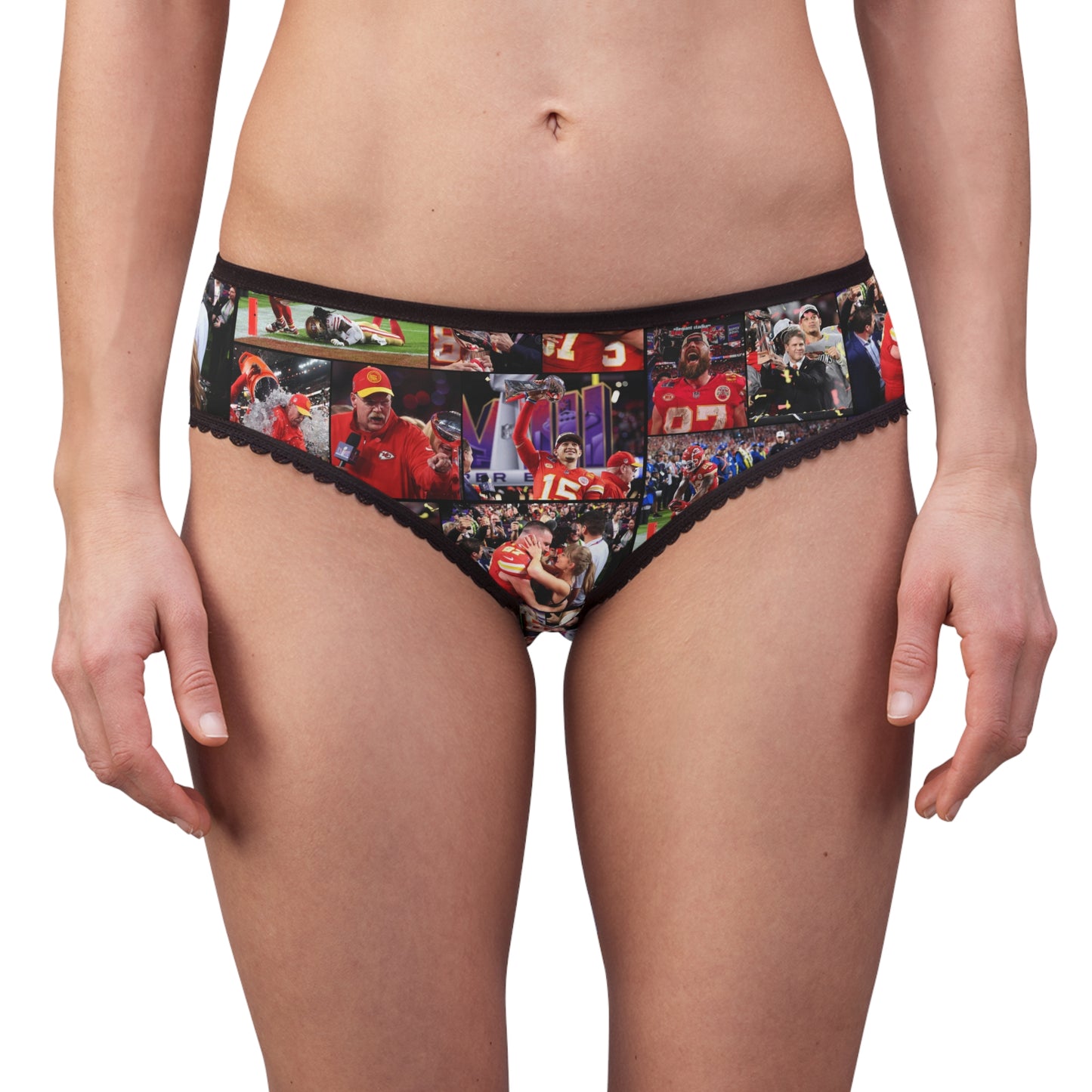 Kansas City Chiefs Superbowl LVIII Championship Victory Collage Women's Briefs