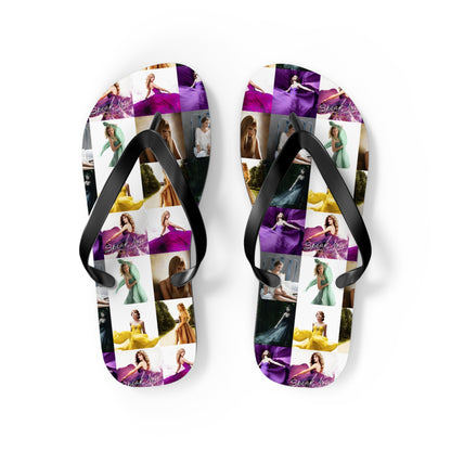 Taylor Swift Speak Now Mosaic Flip Flops