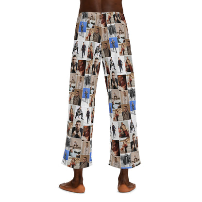 Travis Kelce Portrait Photo Mosaic Men's Pajama Pants