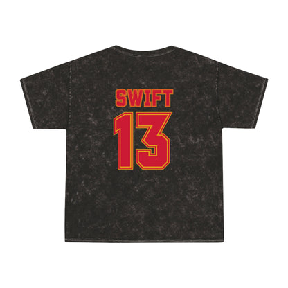 Taylor Swift In My Chiefs Era Unisex Mineral Wash Vintage Tee Shirt