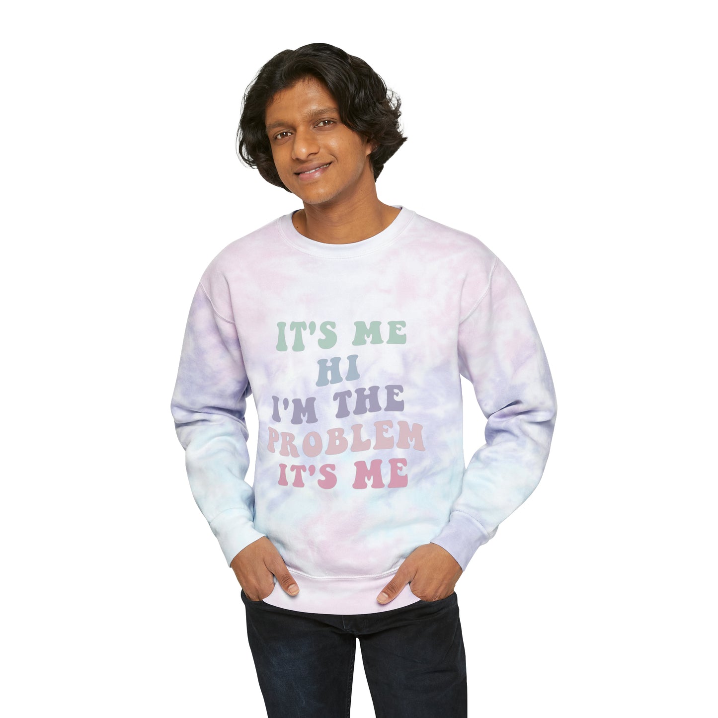 Taylor Swift It's Me Hi Unisex Tie-Dye Sweatshirt