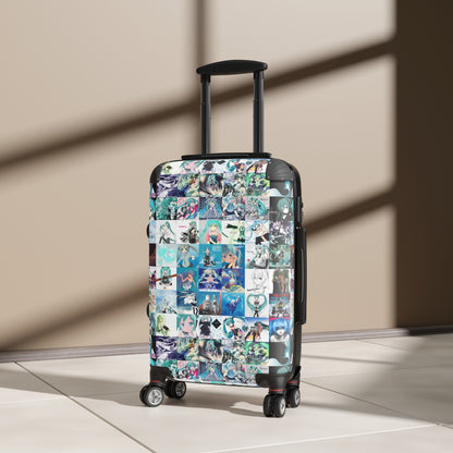 Hatsune Miku Album Cover Collage Suitcase