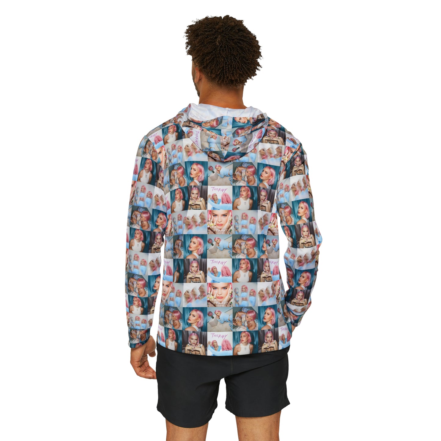 Anne Marie Therapy Mosaic Men's Sports Warmup Hoodie