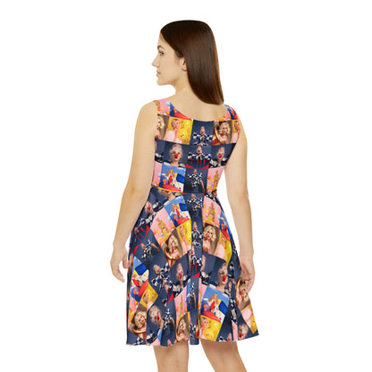 Katy Perry Smile Mosaic Women's Skater Dress