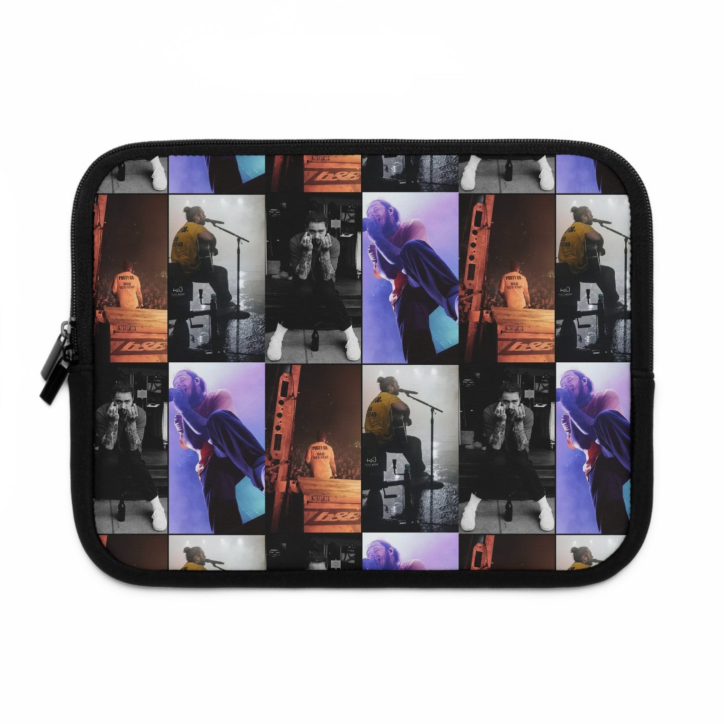 Post Malone On Tour Collage Laptop Sleeve