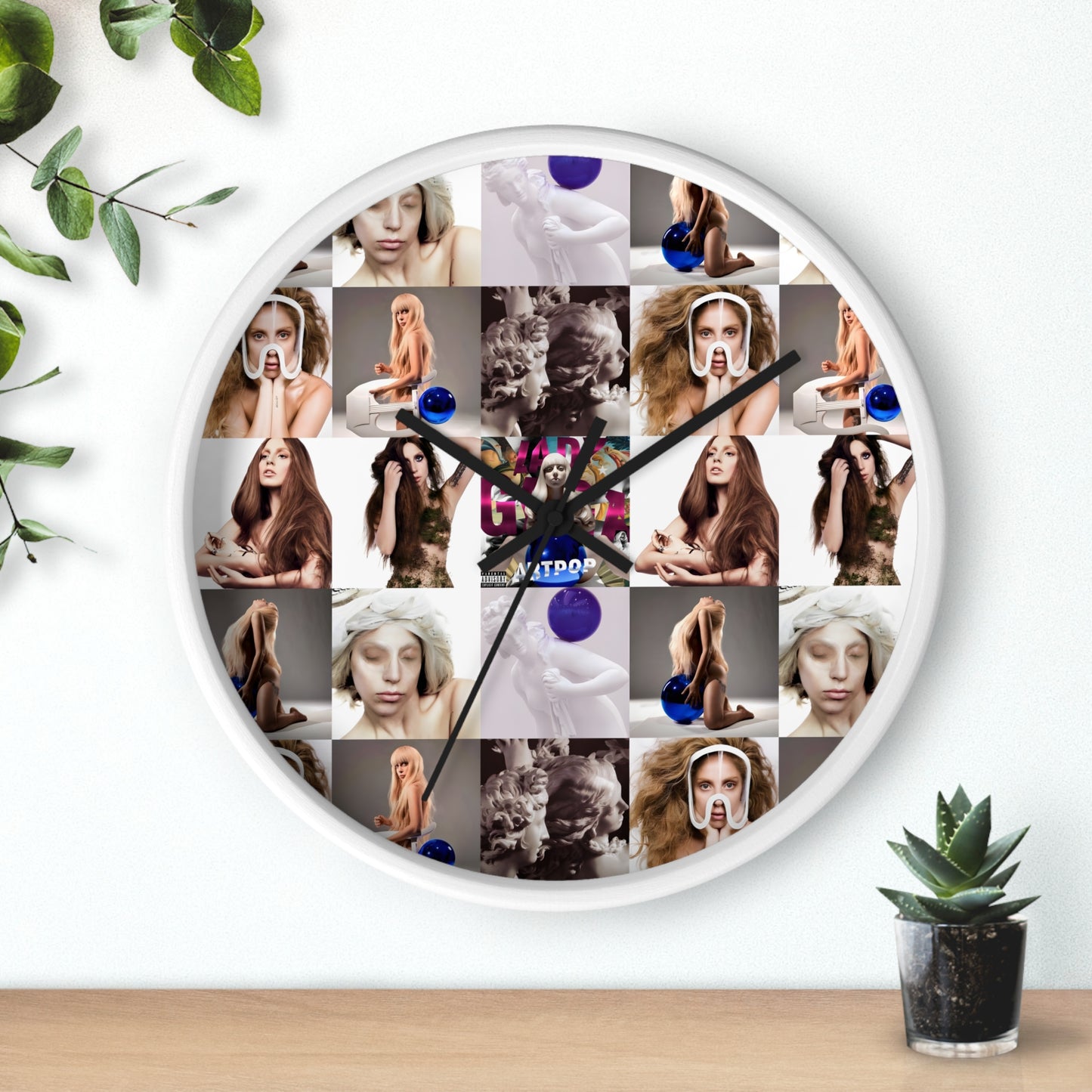 Lady Gaga ARTPOP Mosaic Wall Clock