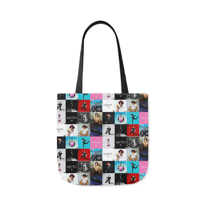 YUNGBLUD Album Cover Art Collage Polyester Canvas Tote Bag