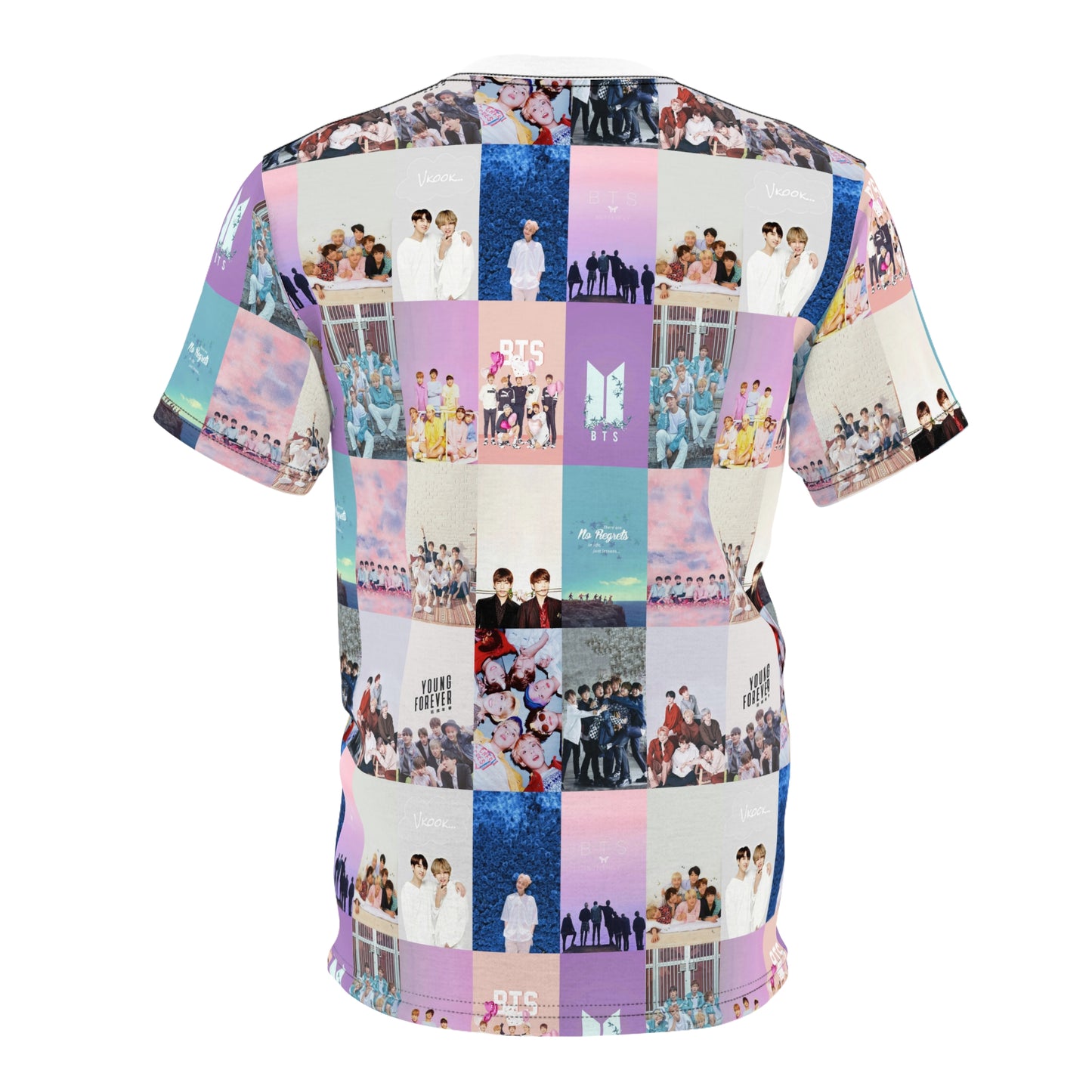 BTS Pastel Aesthetic Collage Unisex Tee Shirt