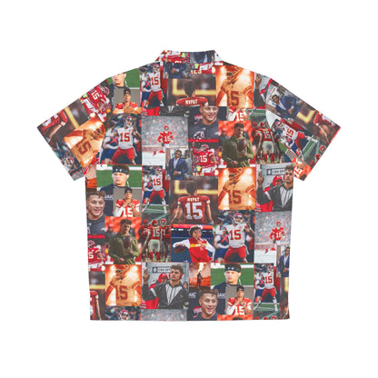 Patrick Mahomes Chiefs MVPAT Photo Collage Men's Hawaiian Shirt