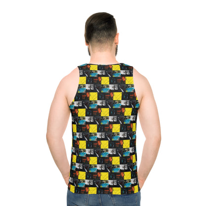 Post Malone Album Art Collage Unisex Tank Top